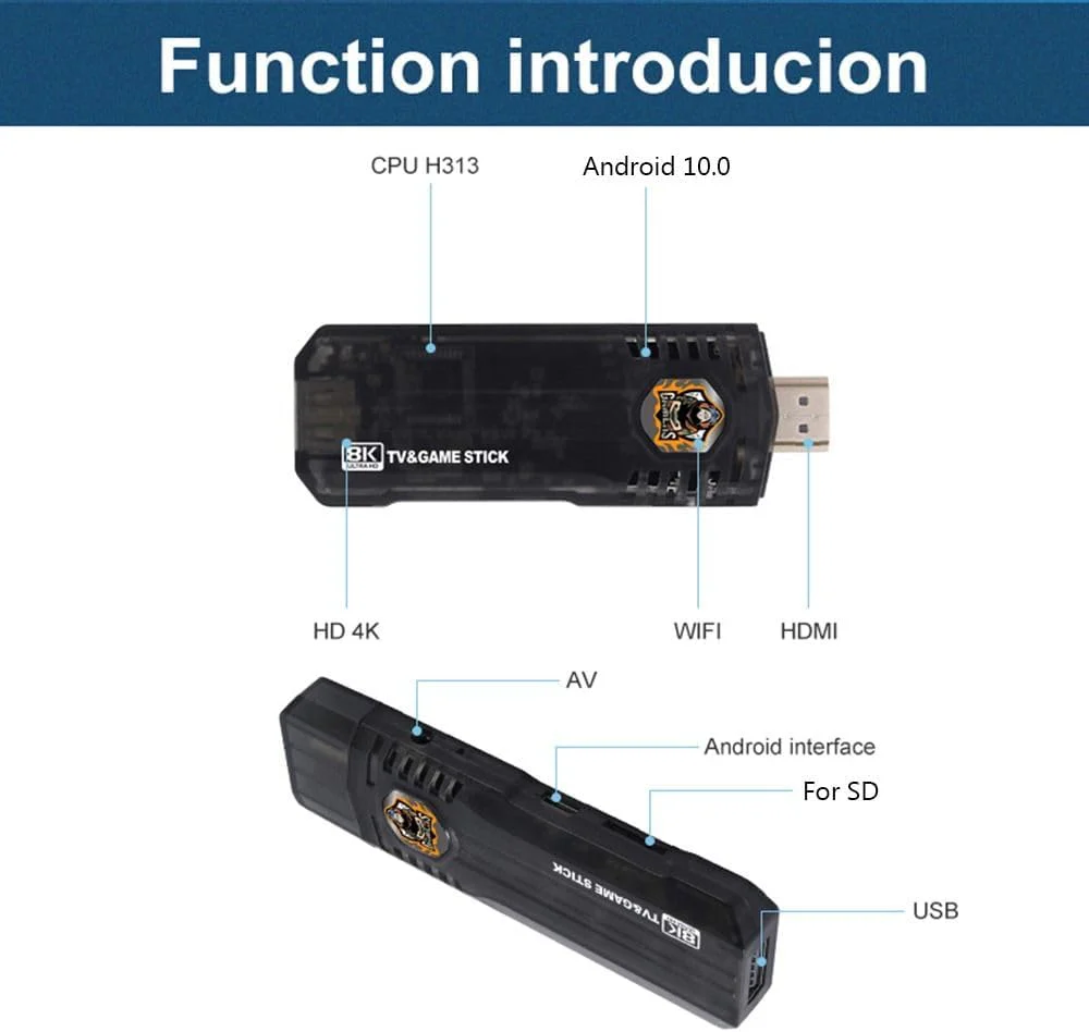 Wireless Controller Android TV Box Game Console Retro Game Stick - Image 4