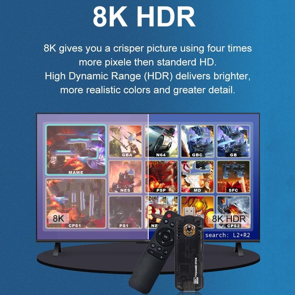 Wireless Controller Android TV Box Game Console Retro Game Stick - Image 6