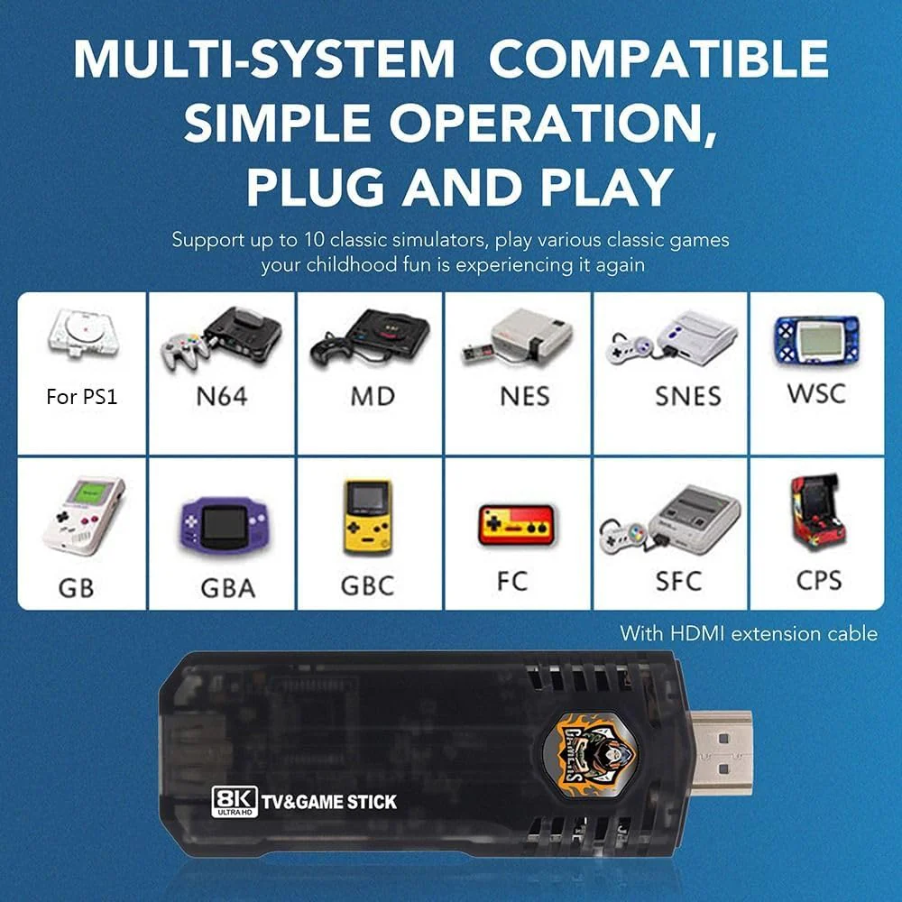 Wireless Controller Android TV Box Game Console Retro Game Stick - Image 9