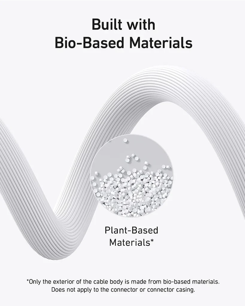 Anker 542 USB-C to Lightning Cable Bio-Based B2B ,UN White, A80B1H21 - Image 3