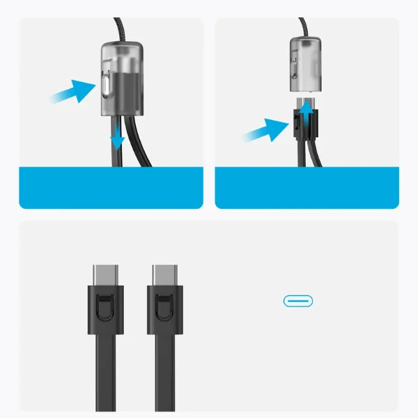 Anker Powercore Power bank 20000mAh 30W Portable Charger with USB C Cable Lanyard A1384H21 White - Image 3