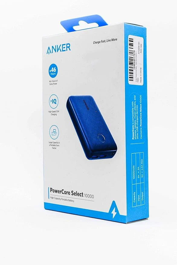 Anker PowerCore Select Power Bank (10000mAh, Blue)-A1223H31 - Image 2