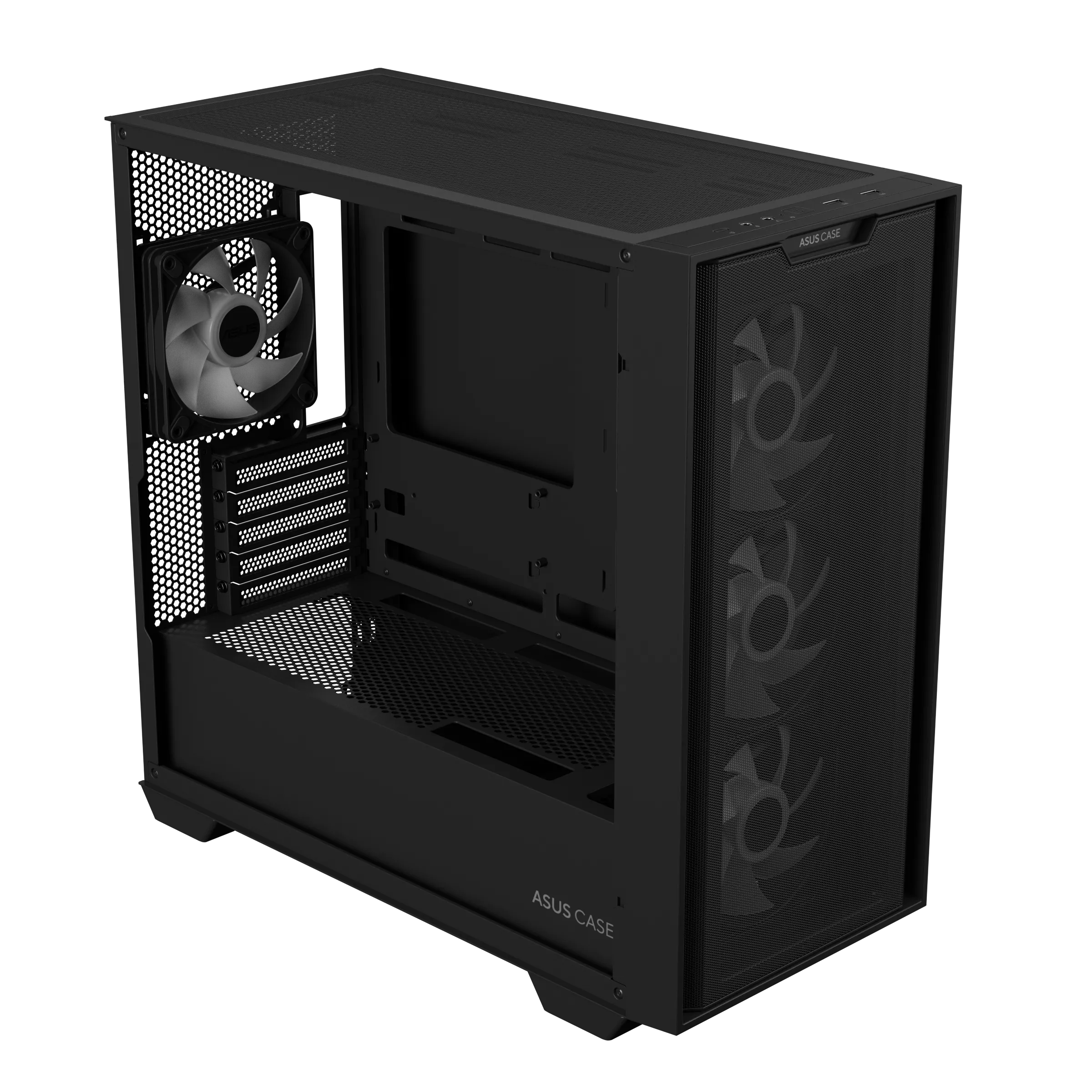 Asus A21 Plus Micro ATX ARGB PC Case - Black - Image 8
