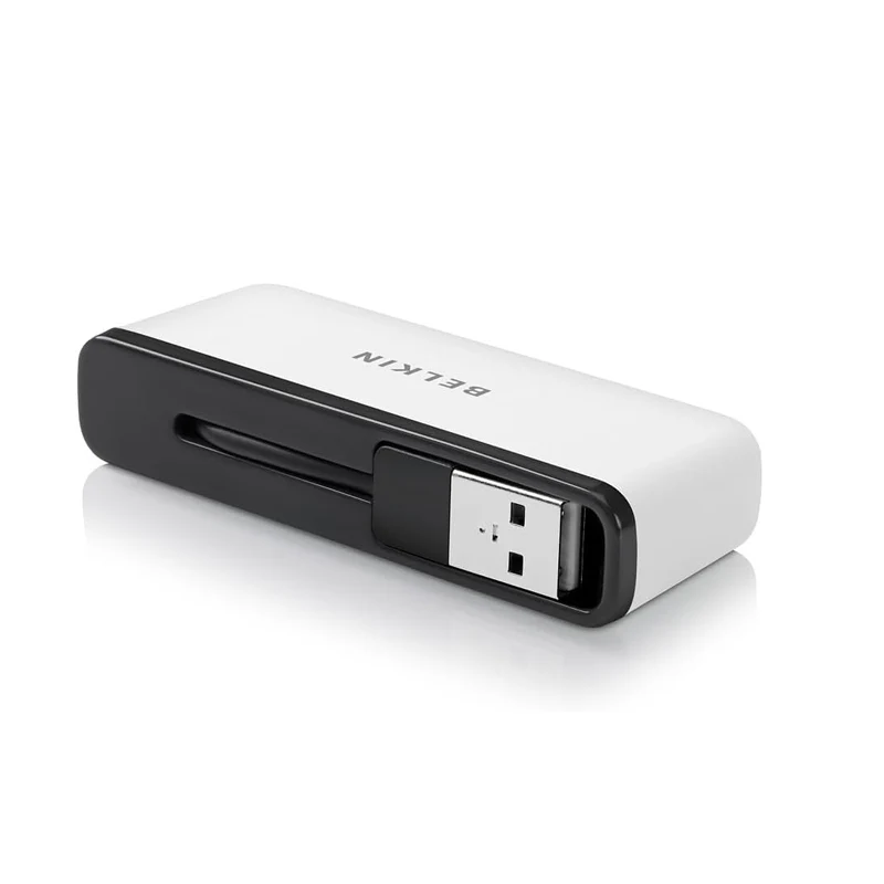 Belkin Travel 4-Port USB 2.0 Hub with Built-In Cable Management,White - Image 4
