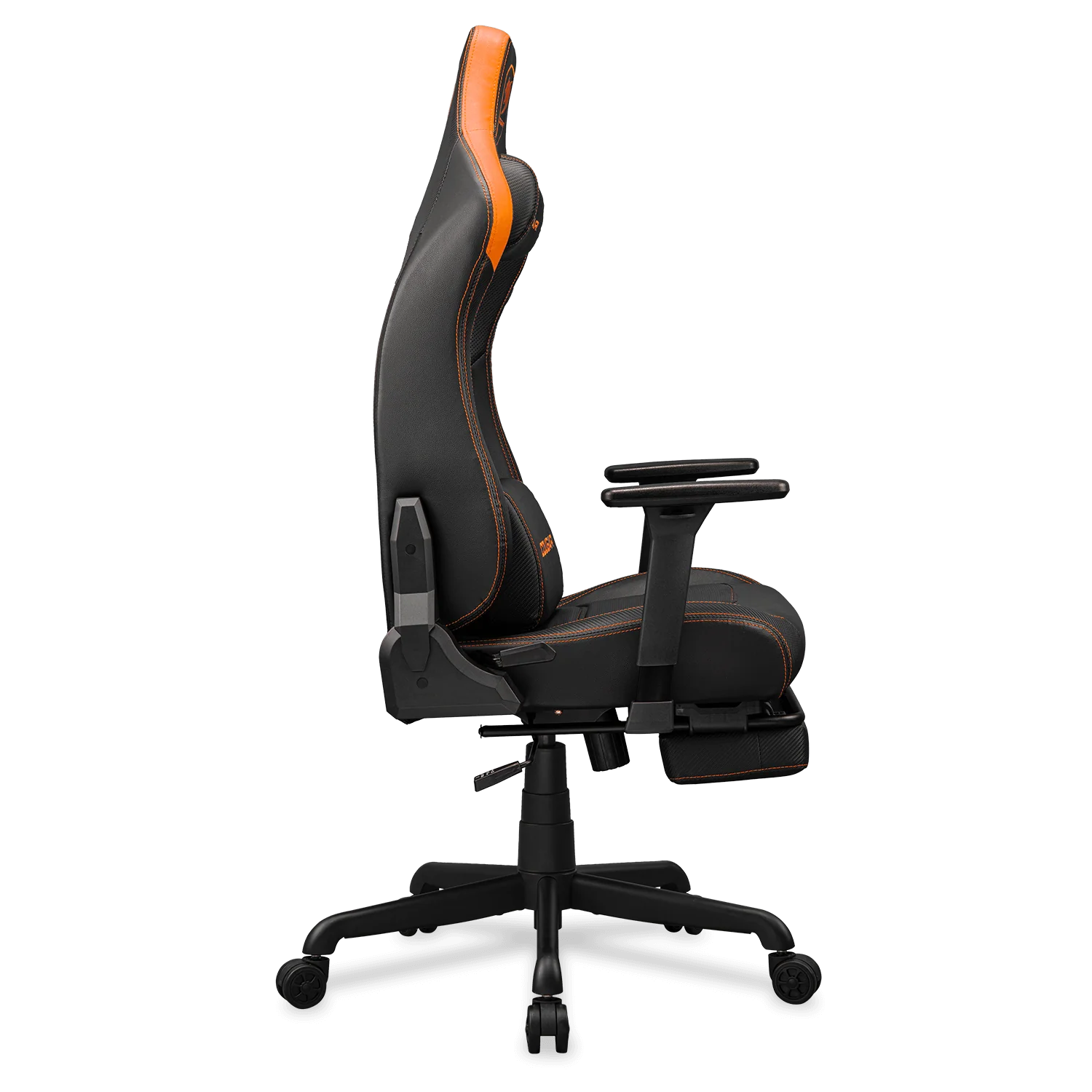 Cougar Armor EVO S Gaming Chair, Ergonomic Design, Premium PVC Leather, Adjustable Armrests, 160° Reclining Backrest, High-Density Foam, 5-Star Base,Orange. - Image 7