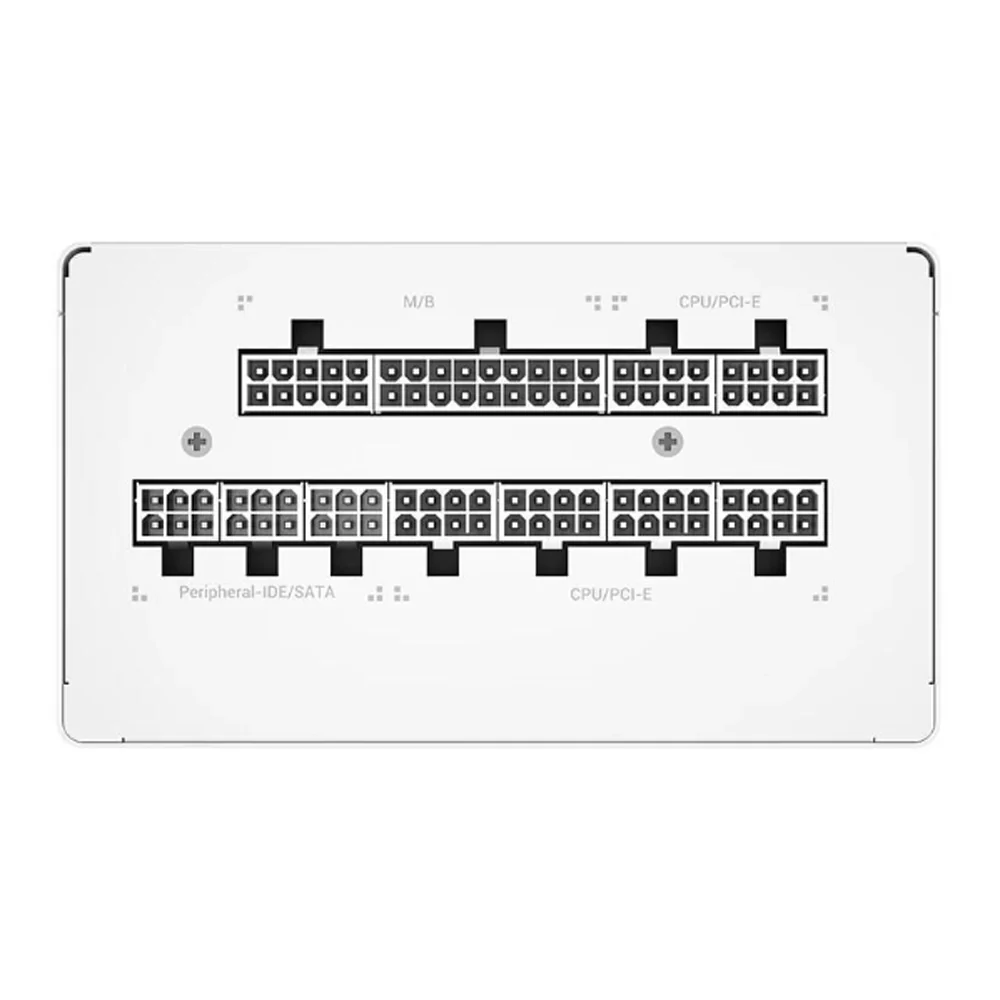 Deepcool DQ850M-V3L, 850 Watt, 80 Plus Gold Fully Modular Power Supply/PSU for Gaming PC White - Image 4