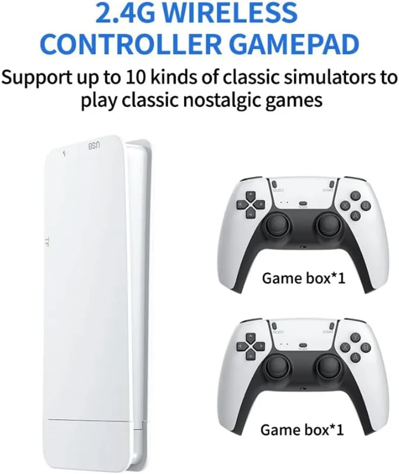 Retro Game Console with Dual Wireless Controllers. 15000 Games - Image 4
