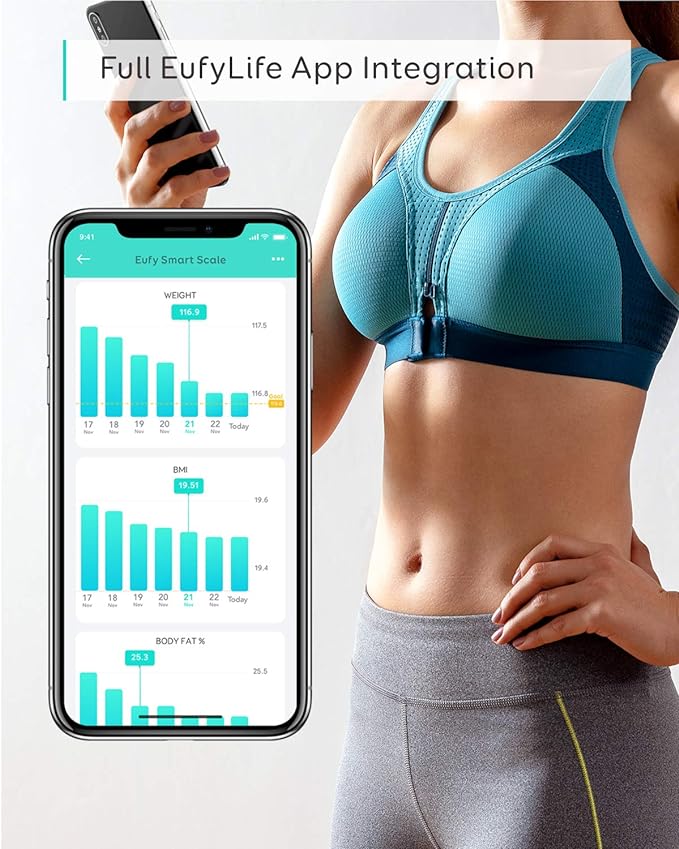 eufy by Anker, Smart Scale C1 with Bluetooth, Body Fat Scale, - Image 5