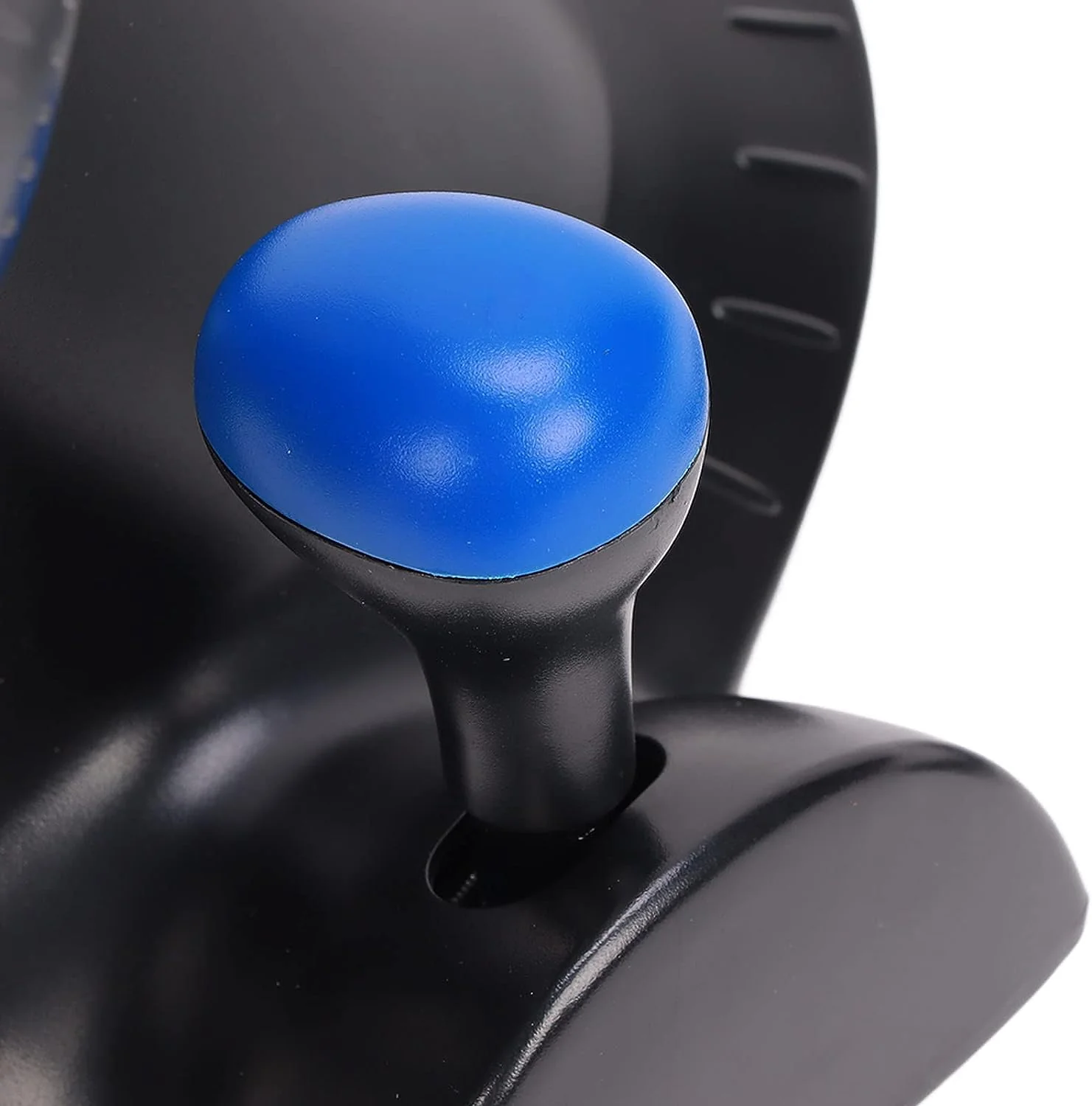 Game Steering Wheel, Vibration 180° Rotation Control Buttons Plug and Play Realistic USB Game Steering Wheel with Pedal - Image 3