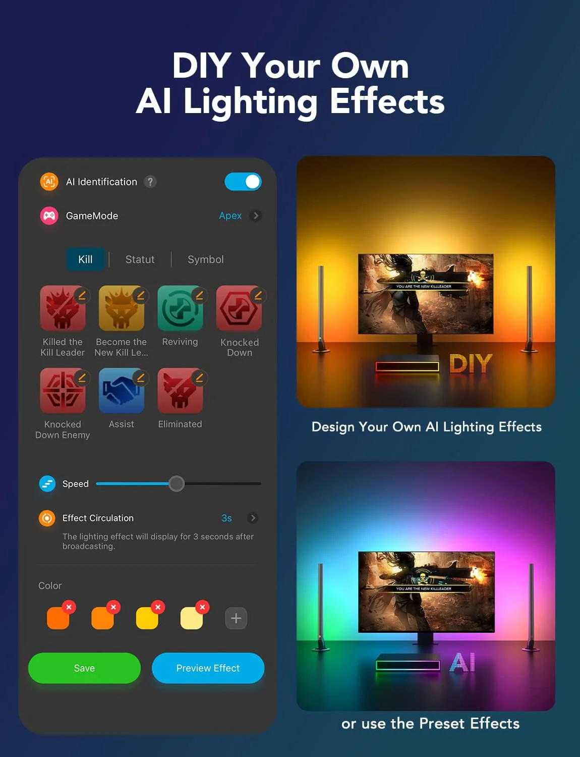 Govee H6601 AI Gaming Sync LED Lighting Box Kit - Image 7