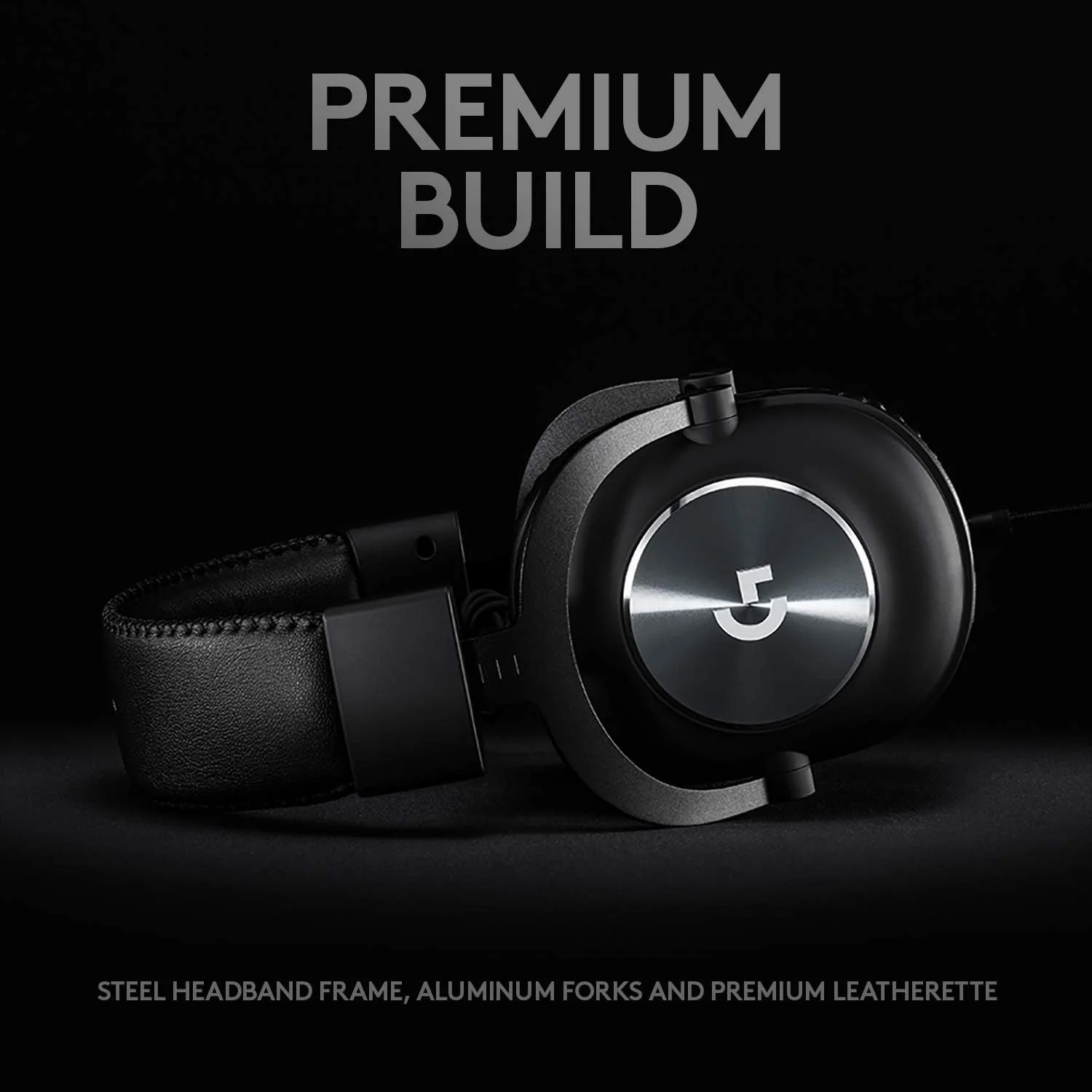 Logitech G Pro X Wired Gaming Headset: Blue VO!CE Detachable Boom Mic, DTS 7.1, 50 mm Drivers, USB/3.5mm Aux, Spare Memory Foam Ear Pads, USB DAC & Bag Included, for PC, Xbox, PS5, PS4 - Black - Image 3