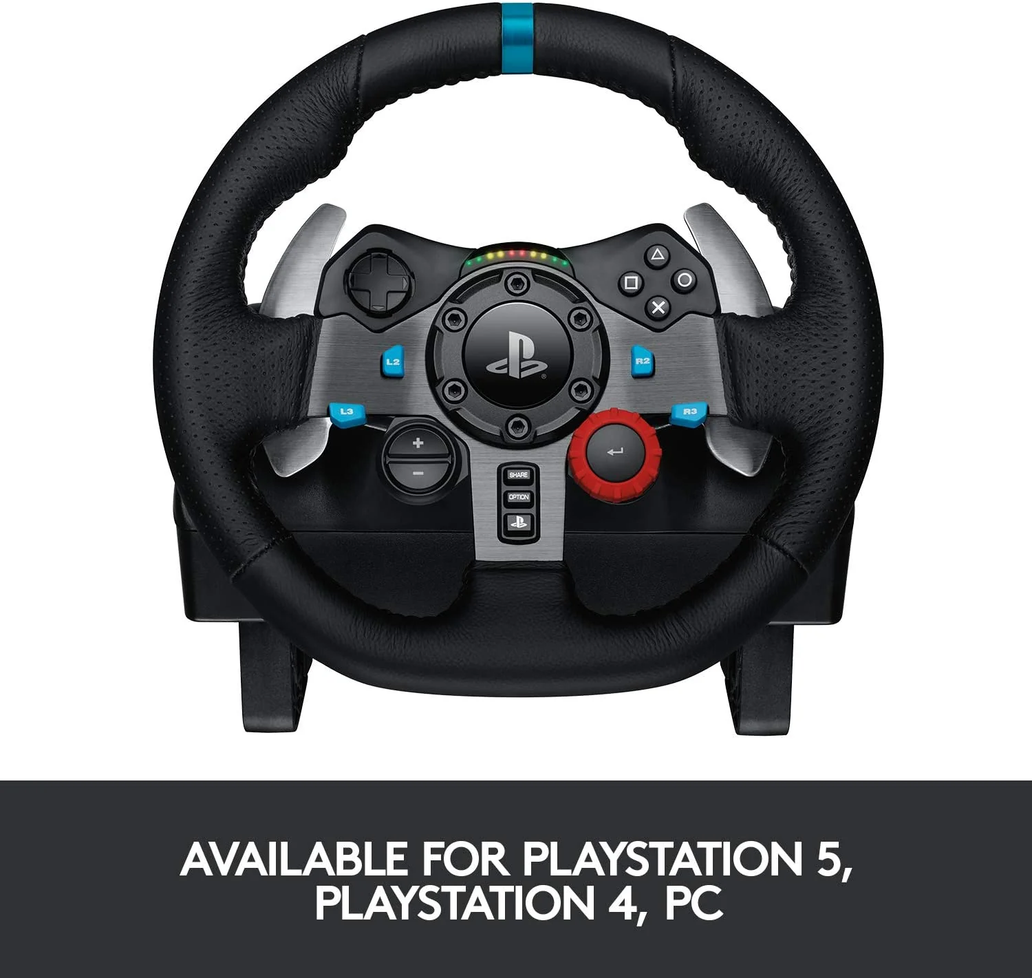 Logitech G29 Driving Force Racing Wheel and Floor Pedals for PS5, PS4, PC, Mac - Black - Image 4