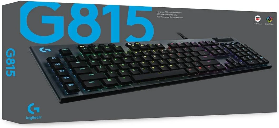 Logitech G815 Lightsync RGB Mechanical Gaming Keyboard - Image 6