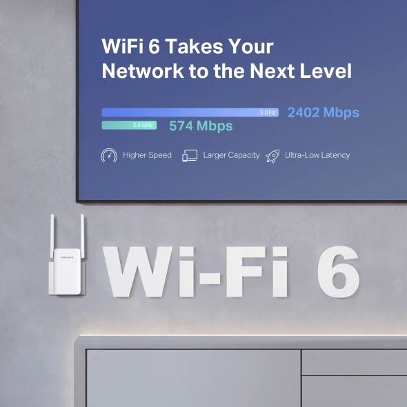MERCUSYS ME80X AX3000 Wi-Fi 6 Range Extender - Image 6