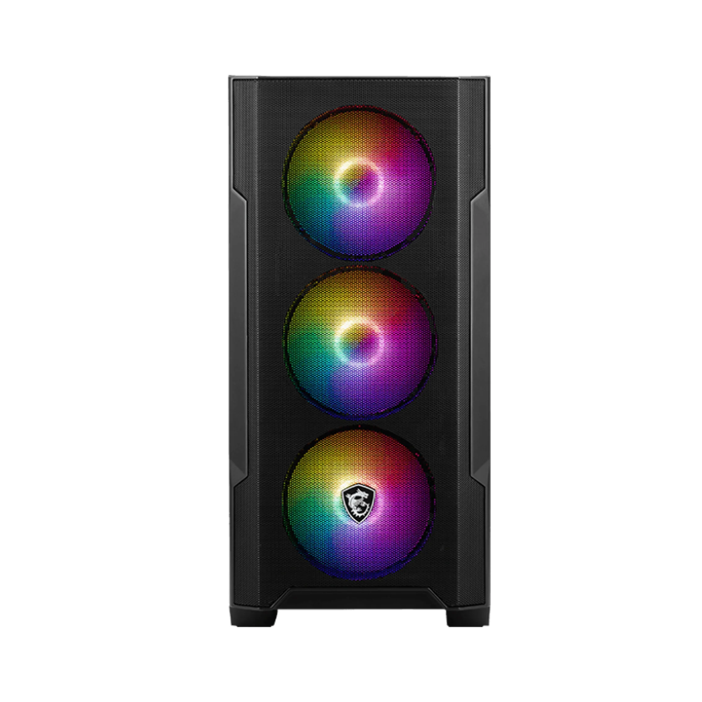 MSI MAG FORGE M100A Micro ATX Tower Case, 4x ARGB Pre-installed Fan,Black. - Image 2