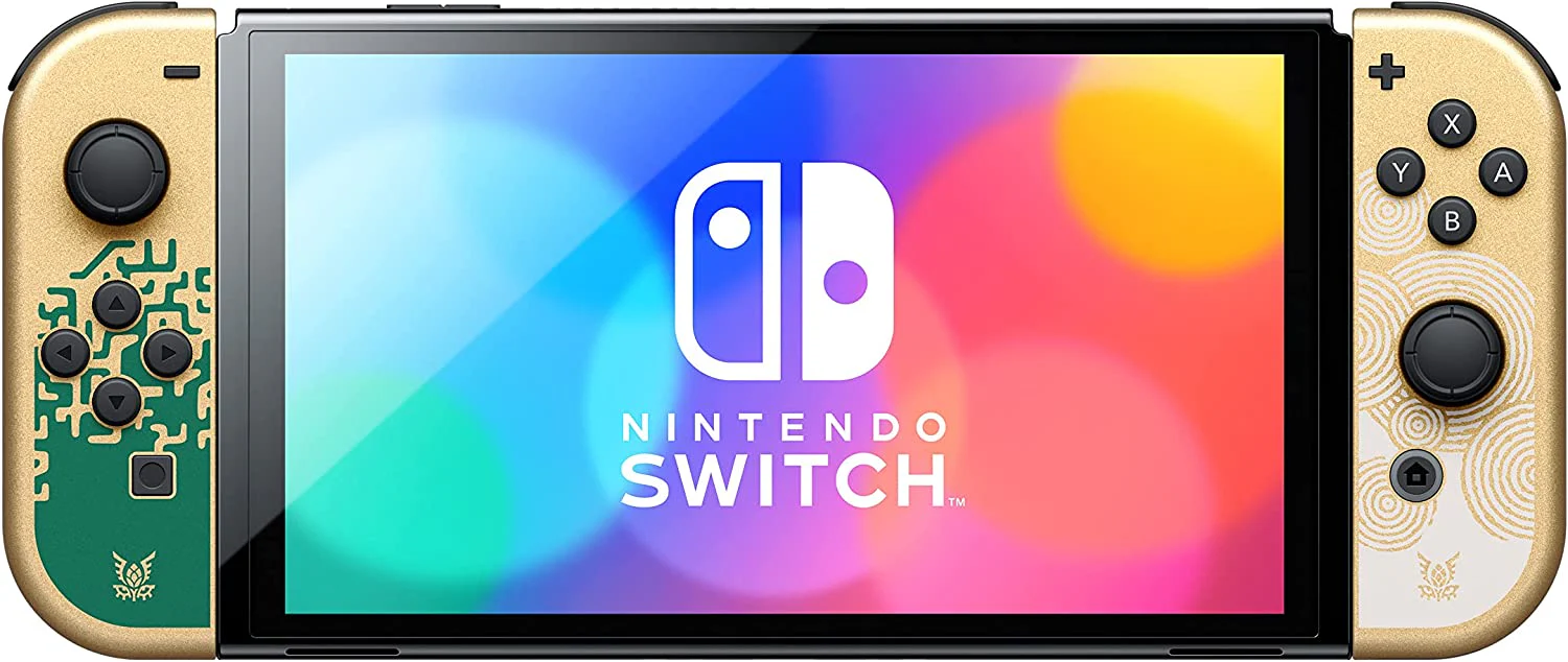 Nintendo Switch OLED Model Console - Legend of Zelda Tears of the Kingdom Edition - Image 3