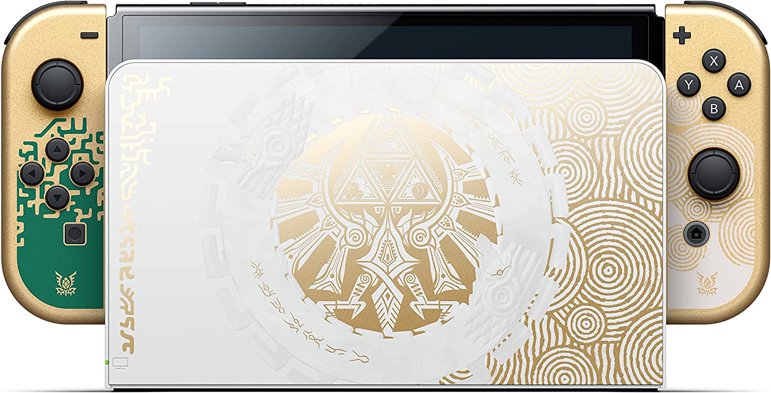 Nintendo Switch OLED Model Console - Legend of Zelda Tears of the Kingdom Edition - Image 5