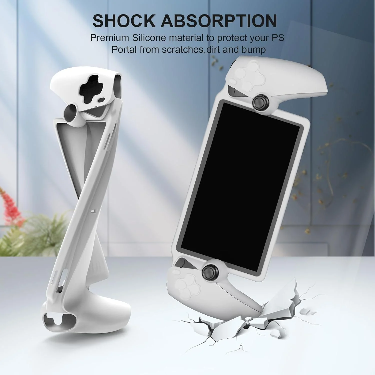 Protector Cover Silicone Case Compatible with PS5 Portal Remote Player,Anti-Scratch - Image 4
