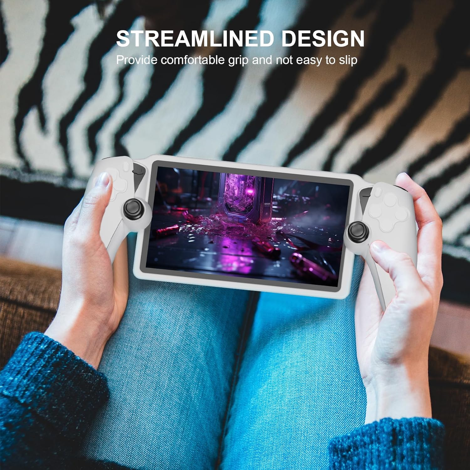 Protector Cover Silicone Case Compatible with PS5 Portal Remote Player,Anti-Scratch - Image 5