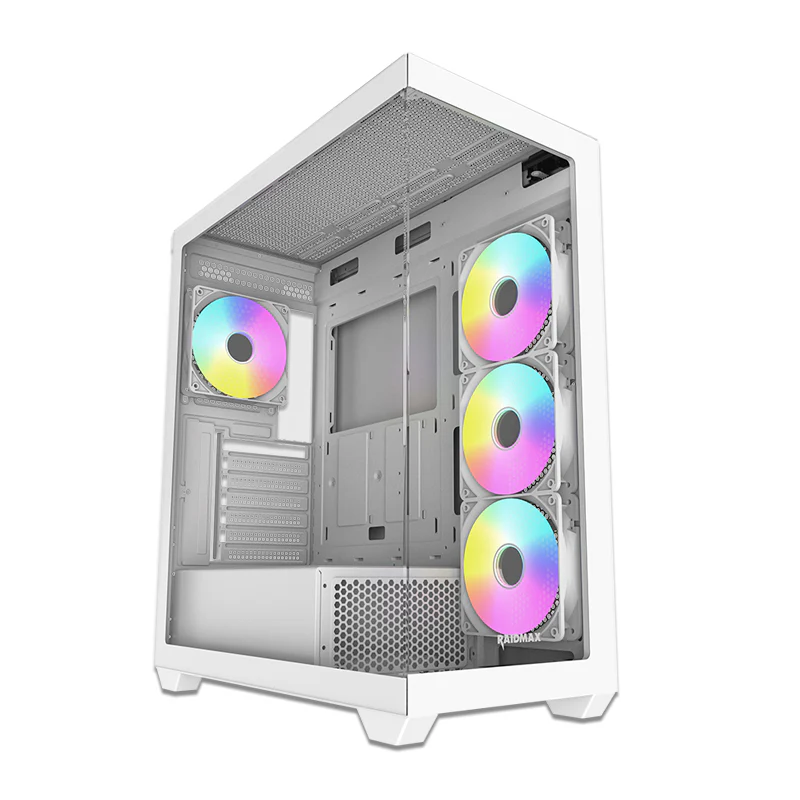 RAIDMAX Infinita i800 ATX Mid Tower PC Case,White - Image 2