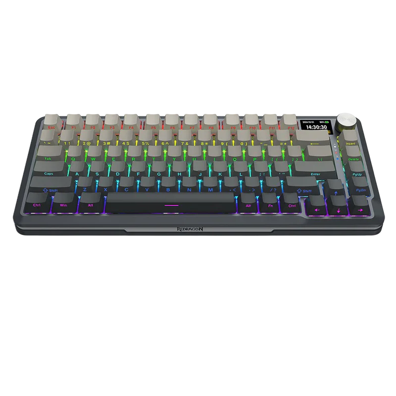Redragon K708GG-RGB-PRO TKL Mechanical Gaming Keyboard – RGB Backlit, Hot-Swappable, Compact Tenkeyless - Image 3