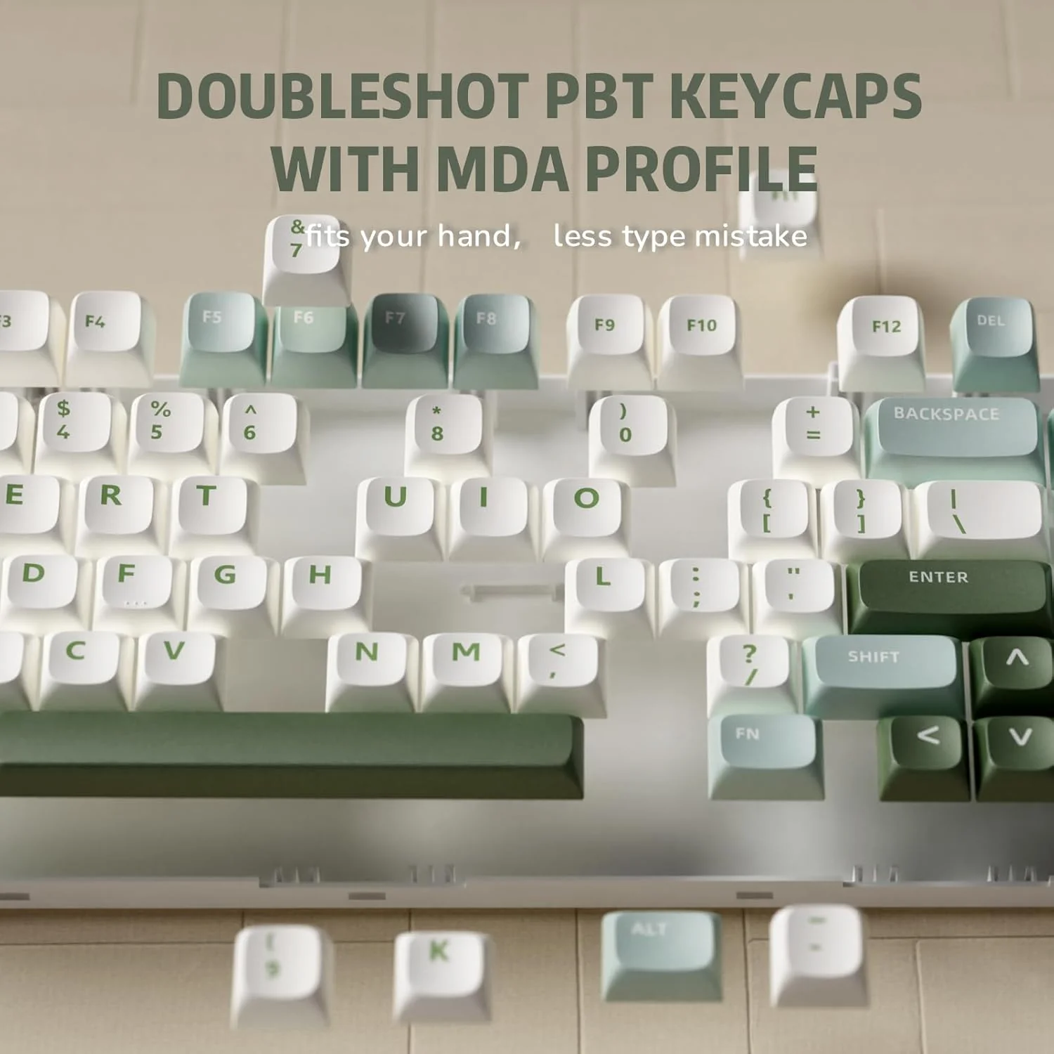 ROYAL Kludge R75 75% Single Mode, Wired Gaming Keyboard, Blue Switch , Sky Cyan ,RKR75-SK-Q - Image 4
