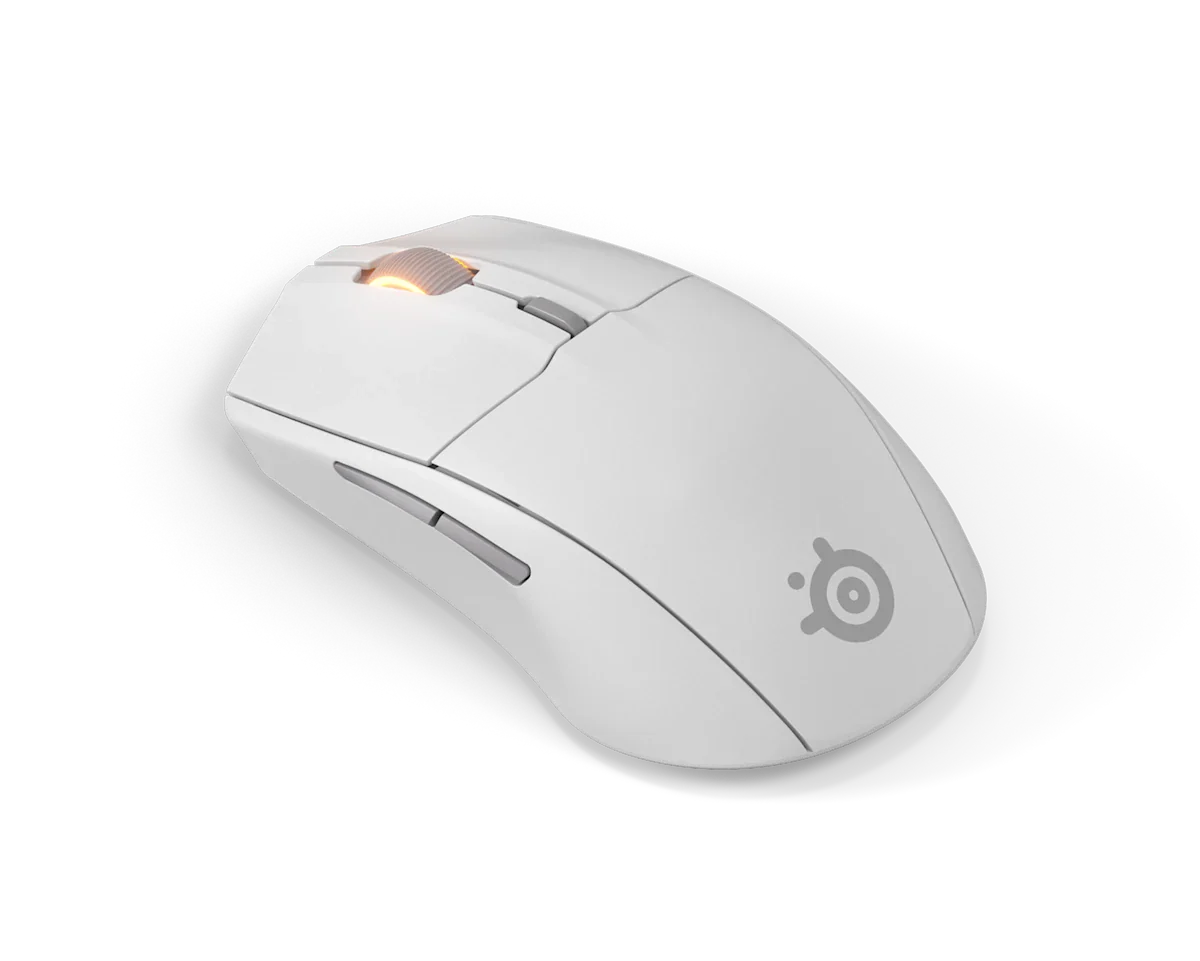STEELSERIES RIVAL 3 Gen2 RGB Wireless Gaming Mouse-White - Image 3