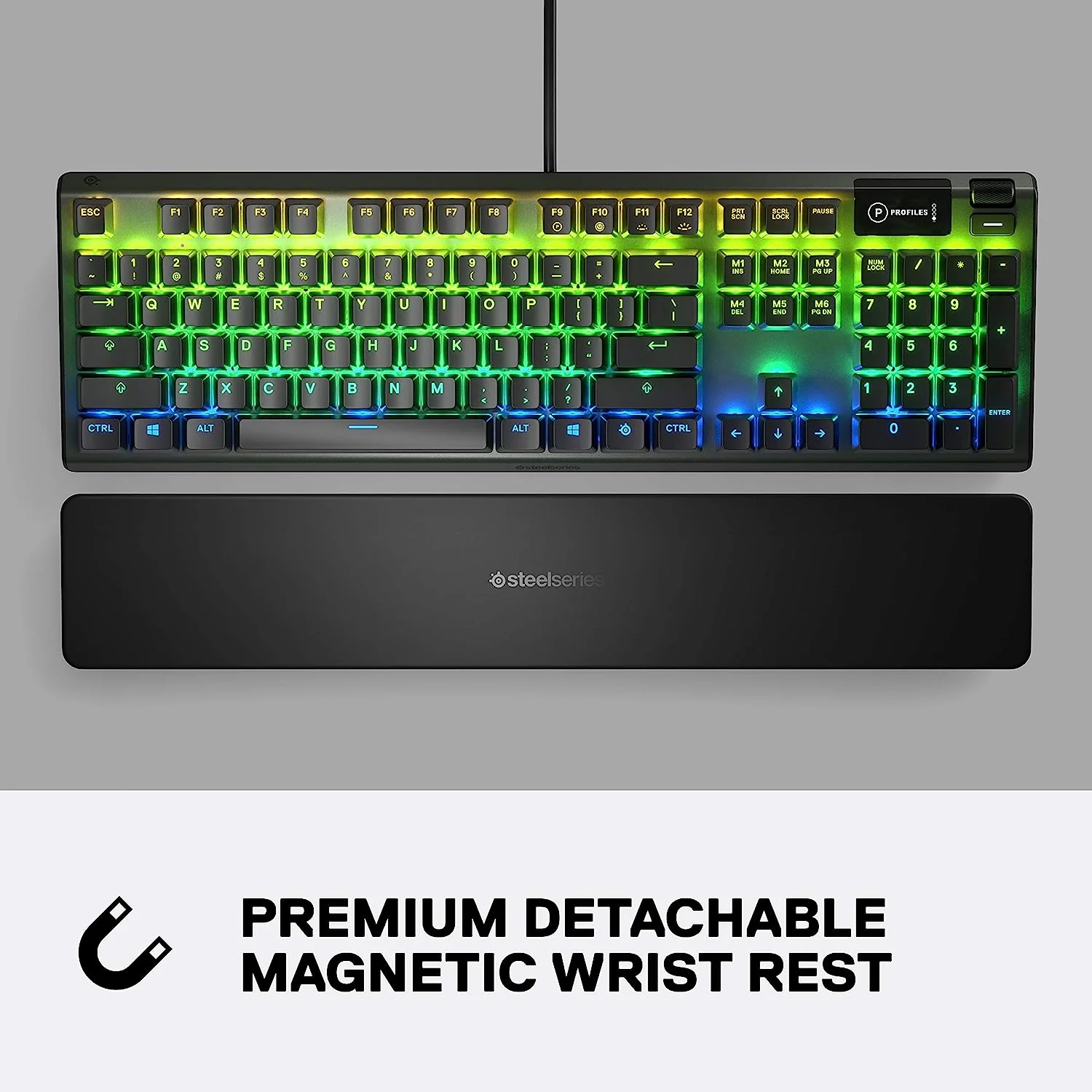 SteelSeries USB Apex 5 Hybrid Mechanical Gaming Keyboard - Image 6