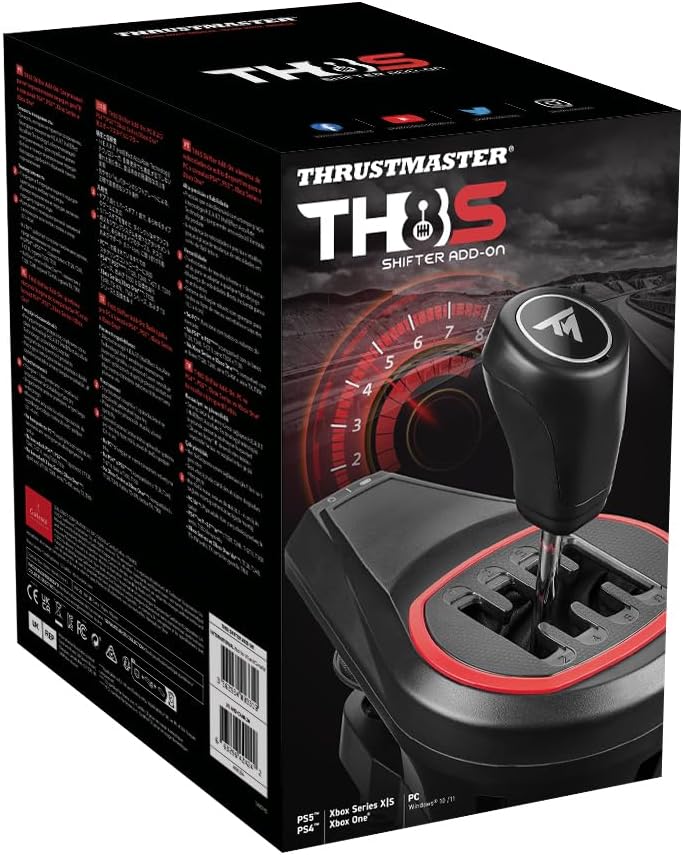 Thrustmaster TH8S Shifter Add-On, 8-Gear Shifter for Racing Wheel, Compatible with PlayStation, Xbox and PC - Image 2