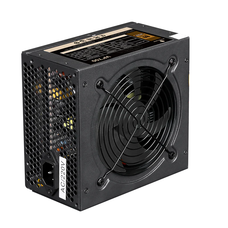 WJCoolMan VP700 Non-Modular ATX Power Supply, 700W Power, 80 Plus Bronze, 120mm Fan, 12V Output Design, Active PFC, Multiple Protection, Black - Image 2